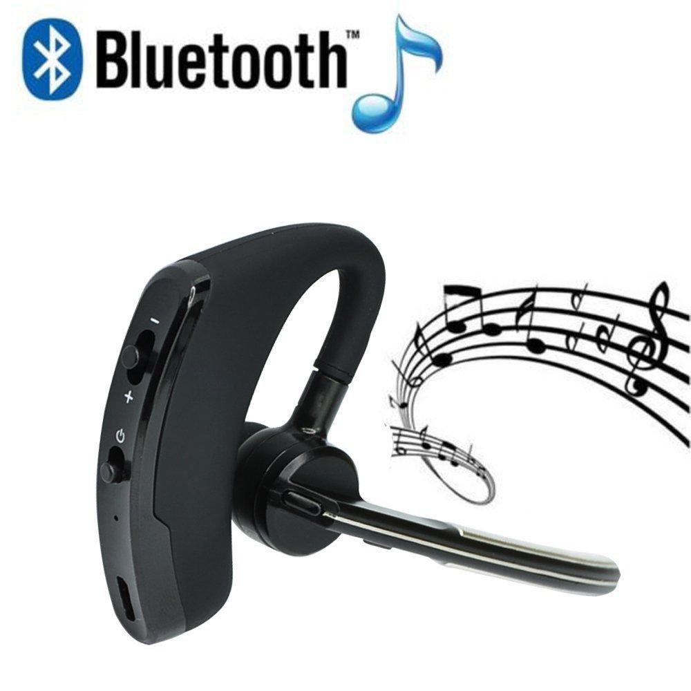 Wireless Bluetooth 4.0 Business Stereo Headset Headphone Hands free For iPhone