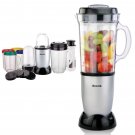21PC BLENDER CHOPPER FOOD PROCESSOR JUICER SMOOTHIE MAKER KITCHEN MIXER - SILVER