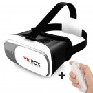 VR Box Virtual Reality VR Glasses 3D Headset with Remote for Mobile Phones