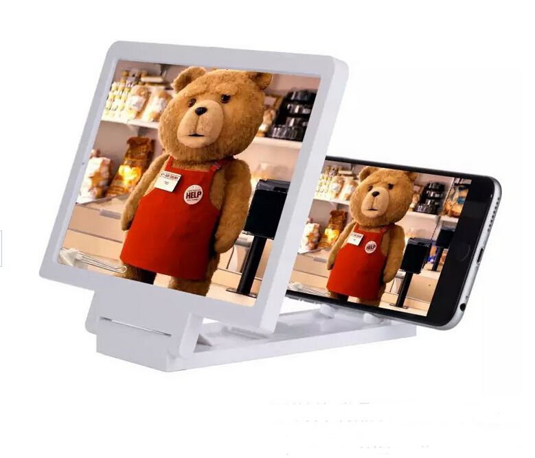 Gadget 3D Screen Magnifier Mobile Phone Video Enlarge Stand Expander Stand SA