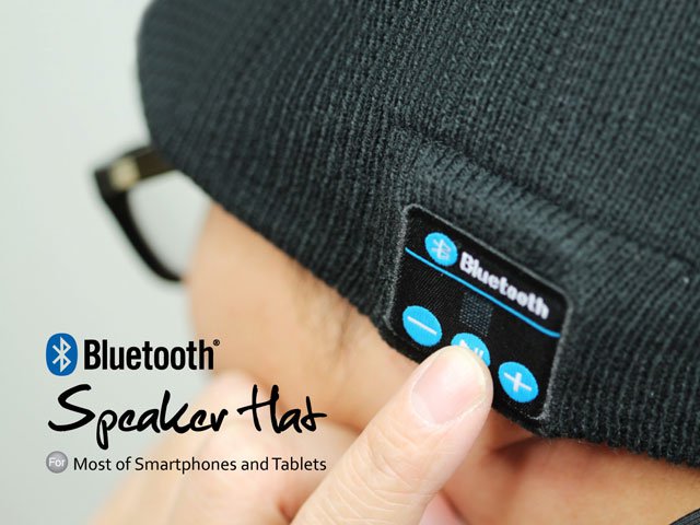 Warm Soft Beanie Wireless Bluetooth Hat Cap Headset Headphone Speaker Mic