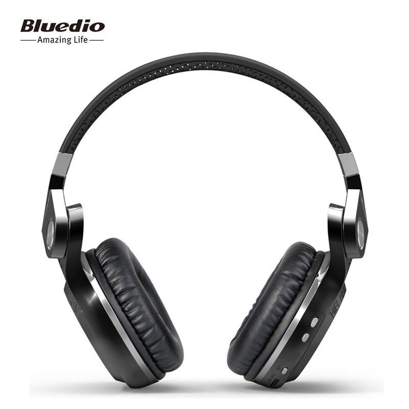 Bluedio T2S Black Bluetooth 4.1 Wireless Stereo Headphones Headsets,Built-in Mic