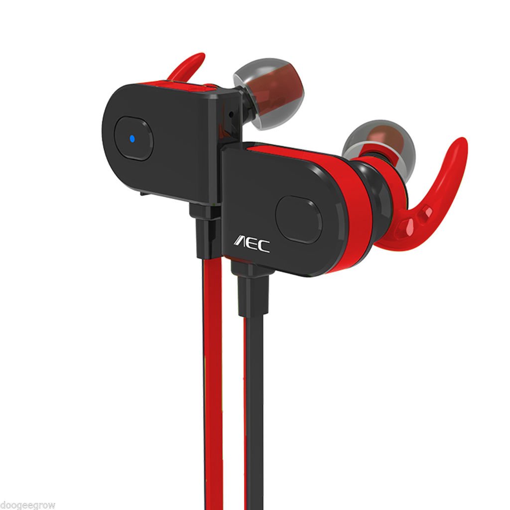 AEC BQ658 Sports Magnetic Adsorption Non-slip HD HIFI Bluetooth Headset Earphone
