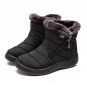 Women New Fur Snow Boots Winter Low Heels Snow Shoes Warm Botas Mujer Footwear
