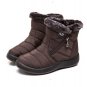 Women New Fur Snow Boots Winter Low Heels Snow Shoes Warm Botas Mujer Footwear