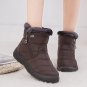 Women New Fur Snow Boots Winter Low Heels Snow Shoes Warm Botas Mujer Footwear