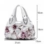 Fashion Top-handle Handbag Women Shoulder Bags PU Leather Messenger Purse