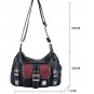 High Quality PU Leather Handbag Women's Large Travel Shoulder Crossbody Bag