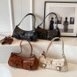 Fashion Double pockets Design PU Leather Shoulder Bag for Women