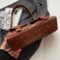 Fashion Double pockets Design PU Leather Shoulder Bag for Women