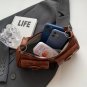 Fashion Double pockets Design PU Leather Shoulder Bag for Women