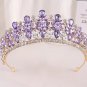 Baroque Opal Wedding Headband Crystal Crowns Tiaras Hair Jewelry Accessories