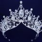 Silver Color Crystal Crowns tiara Fashion Queen Women Wedding Hair Jewelry 03