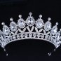 Silver Color Crystal Crowns tiara Fashion Queen Women Wedding Hair Jewelry 07
