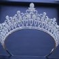 Silver Color Crystal Crowns tiara Fashion Queen Women Wedding Hair Jewelry 09