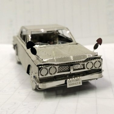 Metal Laser Etching metal sheet 3D model - SKYLINE 2000GT-R