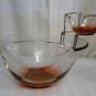 Indiana Glass 5 Pc Ruby Chip & Dip Set