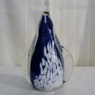 Crystal Art Glass Cobalt Blue Penguin