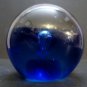 Cobalt Blue Art Glass Crystal Ball WithTeardrop