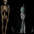 Bony Skeleton and Fester Hanging Corpse