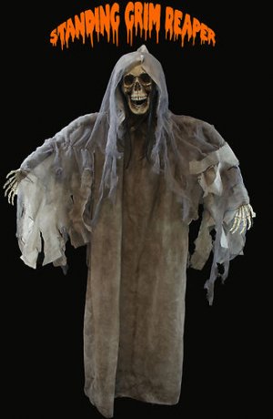 Standing Grim Reaper Halloween Prop