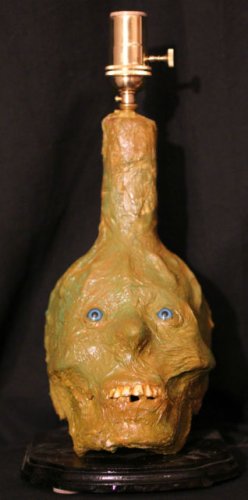 Corpsehead Lamp Halloween Prop VII