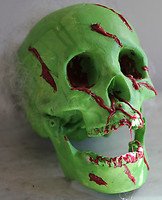 Life Size Fester Corpse Head Halloween Prop #6 With Dripping Blood