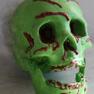 Life Size Fester Corpse Head Halloween Prop #5 With Dripping Blood