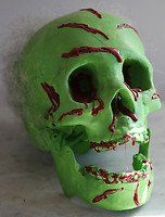Life Size Fester Corpse Head Halloween Prop #5 With Dripping Blood