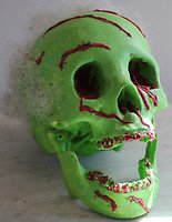 Life Size Fester Corpse Head Halloween Prop #4 With Dripping Blood