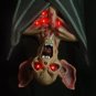 Hanging Light-Up Bat Halloween Prop