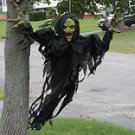Festering Green Ghoul Animated Witch Prop