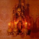 Halloween Haunted House Skeletons Galore Chandelier