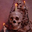Halloween Haunted House Skeleton Skull Chandelier
