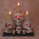 Halloween Haunted House Pile of Skulls Light