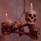 Halloween Haunted House Skull Chandalier