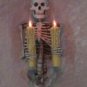 Haunted Halloween Skeleton Torso Wall Light