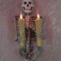 Haunted Halloween Skeleton Torso Wall Light