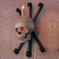 Haunted Halloween Skull Wall Light