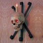 Haunted Halloween Skull Wall Light