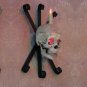 Haunted Halloween Skull Wall Light