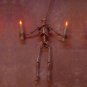 Haunted Halloween Skeleton Wall Light