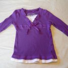 Girls Clothes Shirt M 5 Arizona Purple EUC