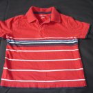 Boys Clothes Sonoma 3T Collar Short Sleeve Shirt Red White Blue Stripe