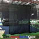 Batting cage net saver 6 ft. by 8 ft. mesh protect the net behind batters