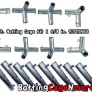 Pro batting cage frame kit 40 ft. Fittings 1 5/8 in. Build yourself frame