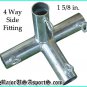 Pro batting cage frame kit 50 - 60 ft. Fittings 1 5/8 in. Build yourself frame
