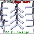 Batting Cage Baseball Softball FRAME KIT 50 Ft. 1 3/8 IN. FITTINGS NEW
