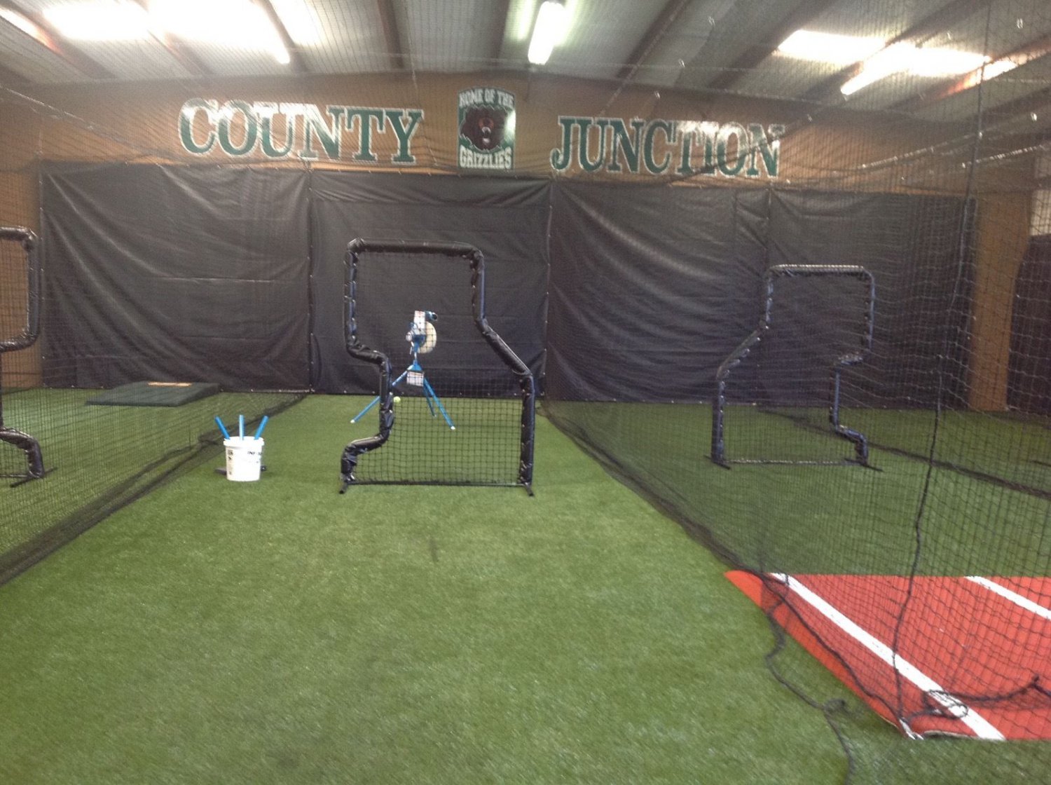 Batting cage net pitchers screen 12 H. 14 W. 40 L. best 36 baseball