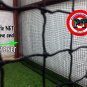 Professional baseball batting cage netting 12x14x60 ft. Net only door ready hang
